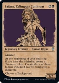Safana, Calimport Cutthroat (Showcase) - Commander Legends: Battle for Baldur's Gate - Magic: The Gathering card