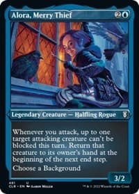 Alora, Merry Thief (Foil Etched) - Commander Legends: Battle for Baldur's Gate - Magic: The Gathering card
