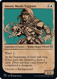 Imoen, Mystic Trickster (Showcase) - Commander Legends: Battle for Baldur's Gate - Magic: The Gathering card