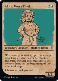 Alora, Merry Thief (Showcase) - Commander Legends: Battle for Baldur's Gate - Magic: The Gathering card