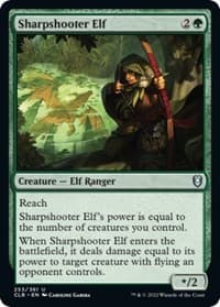 Sharpshooter Elf - Commander Legends: Battle for Baldur's Gate - Magic: The Gathering card