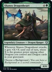 Skanos Dragonheart - Commander Legends: Battle for Baldur's Gate - Magic: The Gathering card