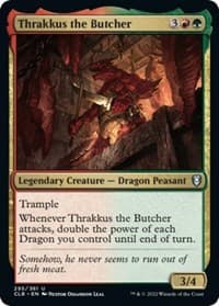 Thrakkus the Butcher - Commander Legends: Battle for Baldur's Gate - Magic: The Gathering card
