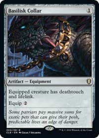Basilisk Collar - Commander Legends: Battle for Baldur's Gate - Magic: The Gathering card