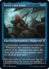 Sword Coast Sailor (Foil Etched) - Commander Legends: Battle for Baldur's Gate - Magic: The Gathering card