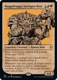 Raggadragga, Goreguts Boss (Showcase) - Commander Legends: Battle for Baldur's Gate - Magic: The Gathering card