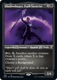 Shadowheart, Dark Justiciar (Foil Etched) - Commander Legends: Battle for Baldur's Gate - Magic: The Gathering card