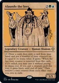 Alaundo the Seer (Showcase) - Commander Legends: Battle for Baldur's Gate - Magic: The Gathering card