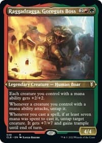 Raggadragga, Goreguts Boss (Foil Etched) - Commander Legends: Battle for Baldur's Gate - Magic: The Gathering card