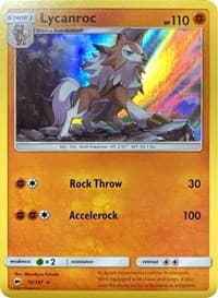 Lycanroc - 76/147 (Water Web Holo) - Miscellaneous Cards & Products - Pokemon card