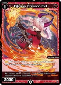 Bifrons, Crimson Evil - Standup Diva - WIXOSS card