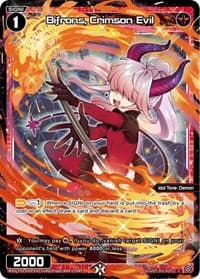 Bifrons, Crimson Evil (Parallel Foil) - Standup Diva - WIXOSS card