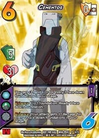 Cementos (Plus Ultra Pack 2) - UniVersus: My Hero Academia Promo Cards - UniVersus card