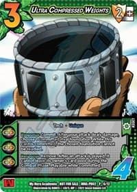 Ultra Compressed Weights (Plus Ultra Pack 2) - UniVersus: My Hero Academia Promo Cards - UniVersus card