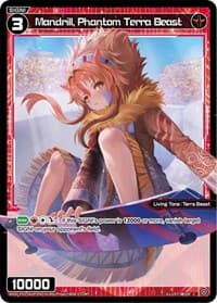 Mandrill, Phantom Terra Beast (Parallel Foil) - Standup Diva - WIXOSS card