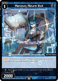 Ronove, Azure Evil - Standup Diva - WIXOSS card