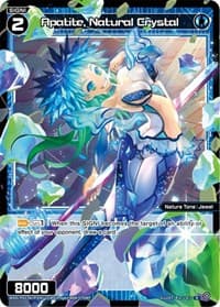 Apatite, Natural Crystal (Parallel Foil) - Standup Diva - WIXOSS card