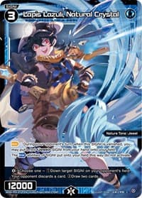 Lapis Lazuli, Natural Crystal (Parallel Foil) - Standup Diva - WIXOSS card