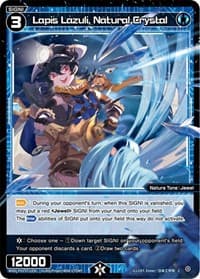 Lapis Lazuli, Natural Crystal - Standup Diva - WIXOSS card