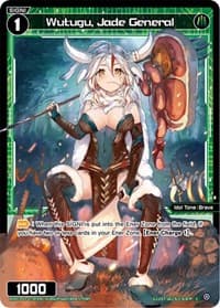 Wutugu, Jade General (Parallel Foil) - Standup Diva - WIXOSS card