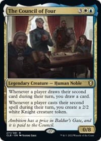 The Council of Four - Commander Legends: Battle for Baldur's Gate - Magic: The Gathering card
