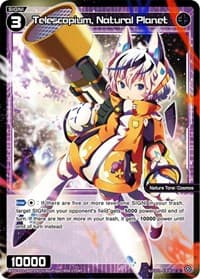 Telescopium, Natural Planet (Parallel Foil) - Standup Diva - WIXOSS card