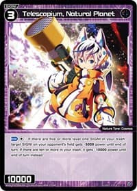 Telescopium, Natural Planet - Standup Diva - WIXOSS card