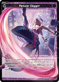 Reticle Digger (Parallel Foil) - Standup Diva - WIXOSS card