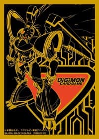 Digimon Card Game Official Sleeves - Digimon Alphamon Card Sleeves 2021 (60-Pack) - Bandai Card Sleeves - Card Sleeves card