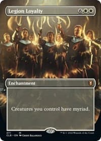 Legion Loyalty (Borderless) - Commander Legends: Battle for Baldur's Gate - Magic: The Gathering card