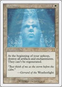 Serenity - Classic Sixth Edition - Magic: The Gathering card