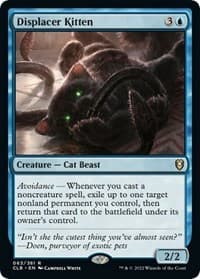Displacer Kitten - Commander Legends: Battle for Baldur's Gate - Magic: The Gathering card