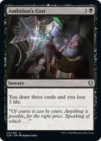 Ambition's Cost - Commander Legends: Battle for Baldur's Gate - Magic: The Gathering card