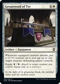 Greatsword of Tyr - Commander Legends: Battle for Baldur's Gate - Magic: The Gathering card