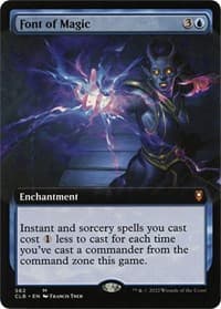 Font of Magic (Extended Art) - Commander Legends: Battle for Baldur's Gate - Magic: The Gathering card