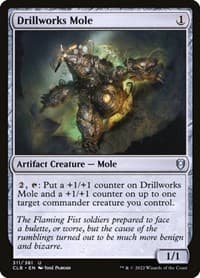 Drillworks Mole - Commander Legends: Battle for Baldur's Gate - Magic: The Gathering card