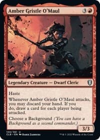 Amber Gristle O'Maul - Commander Legends: Battle for Baldur's Gate - Magic: The Gathering card