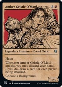 Amber Gristle O'Maul (Showcase) - Commander Legends: Battle for Baldur's Gate - Magic: The Gathering card