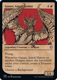 Ganax, Astral Hunter (Showcase) - Commander Legends: Battle for Baldur's Gate - Magic: The Gathering card