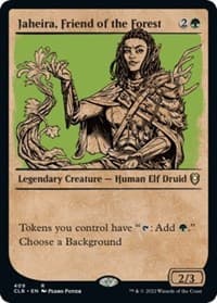 Jaheira, Friend of the Forest (Showcase) - Commander Legends: Battle for Baldur's Gate - Magic: The Gathering card