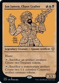 Jan Jansen, Chaos Crafter (Showcase) - Commander Legends: Battle for Baldur's Gate - Magic: The Gathering card