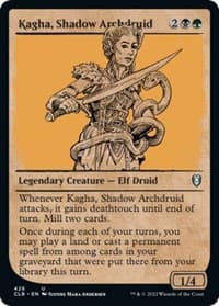 Kagha, Shadow Archdruid (Showcase) - Commander Legends: Battle for Baldur's Gate - Magic: The Gathering card