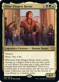 Nine-Fingers Keene - Commander Legends: Battle for Baldur's Gate - Magic: The Gathering card