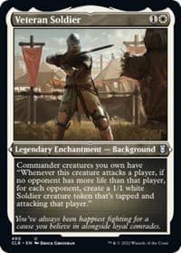 Veteran Soldier (Foil Etched) - Commander Legends: Battle for Baldur's Gate - Magic: The Gathering card