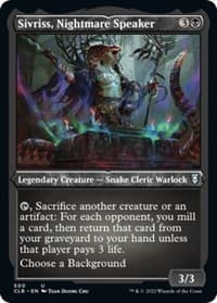 Sivriss, Nightmare Speaker (Foil Etched) - Commander Legends: Battle for Baldur's Gate - Magic: The Gathering card