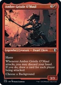 Amber Gristle O'Maul (Foil Etched) - Commander Legends: Battle for Baldur's Gate - Magic: The Gathering card