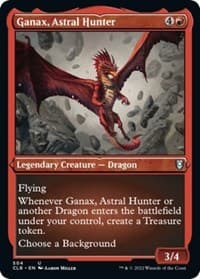 Ganax, Astral Hunter (Foil Etched) - Commander Legends: Battle for Baldur's Gate - Magic: The Gathering card