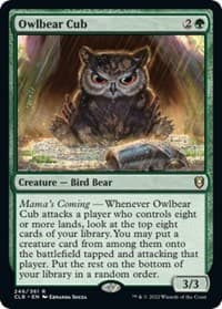 Owlbear Cub - Commander Legends: Battle for Baldur's Gate - Magic: The Gathering card
