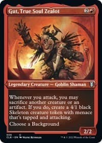 Gut, True Soul Zealot (Foil Etched) - Commander Legends: Battle for Baldur's Gate - Magic: The Gathering card