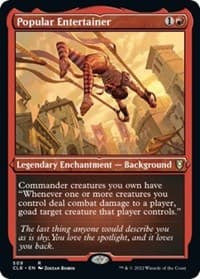 Popular Entertainer (Foil Etched) - Commander Legends: Battle for Baldur's Gate - Magic: The Gathering card